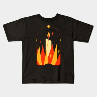 Soul Illumination Candle Kids T-Shirt